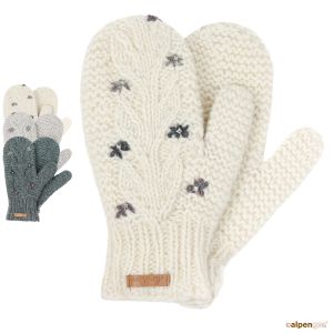 Gestrickte Fäustlinge Bärchen